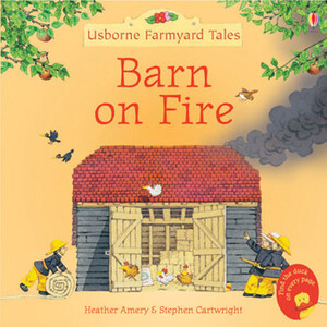 Художні книги: Barn on Fire - mini [Usborne]
