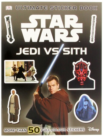 Альбоми з наклейками: Star Wars Jedi vs Sith Sticker Book