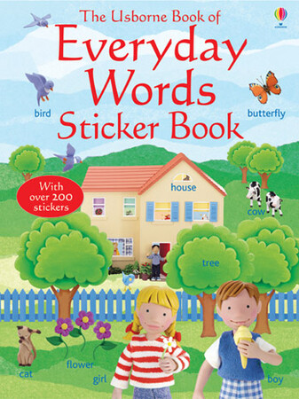 Альбомы с наклейками: Everyday words sticker book