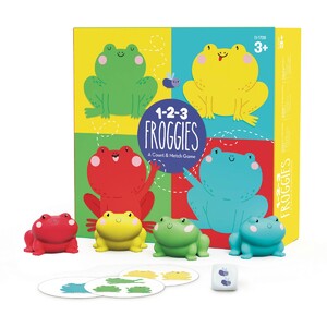 Ігри та іграшки: Настільна гра "Різнобарвні жаби" Educational Insights