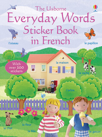 Альбомы с наклейками: Everyday words sticker book in French