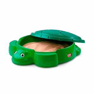 Великогабаритні іграшки: Пісочниця «Весела черепаха (з кришкою)», Little Tikes