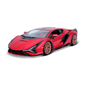 Ігри та іграшки: Автомодель Lamborghini Sian FKP 37 червоний металік (1:18), Bburago