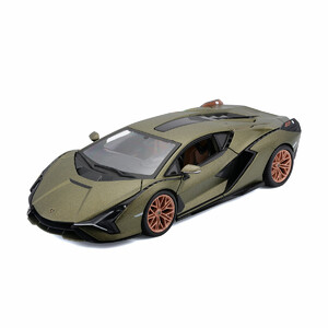 Игры и игрушки: Автомодель Lamborghini Sian FKP 37 (1:24) зеленый/красный металлик