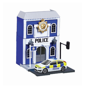 Игры и игрушки: Игровой набор серии Bburago City Полицейский участок (1:43)
