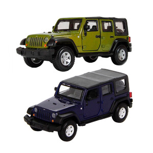 Машинки: Автомодель Jeep Wrangler Unlimited Rubicon в асортименті (1:32), Bburago