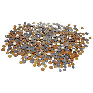 Математика и геометрия: Игровой набор "Монеты британских фунтов и пенни" (700 шт.) Learning Resources