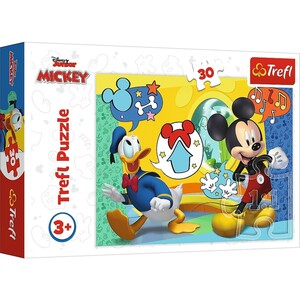 Игры и игрушки: Пазл «Міккі Маус та Дональд Дак», 30 ел., Trefl