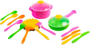 Іграшковий посуд та їжа: Ромашка, набір столового посуду, 20 предметів, Тигрес