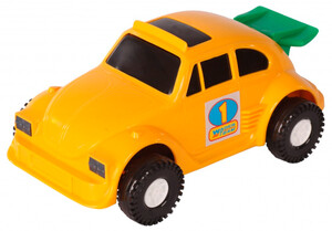 Игры и игрушки: Авто-арбуз, машинка желтая (22 см), Wader
