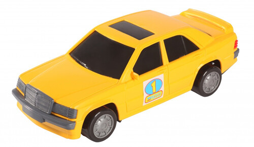 Машинки: Игрушечная машинка авто-мерс желтый, Wader