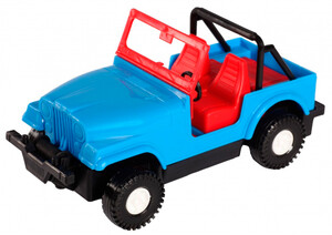 Ігри та іграшки: Авто-джип міні - машинка синя, Wader