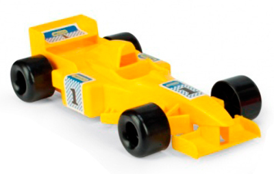 Автомобілі: Авто Формула - машинка жовта, Wader
