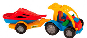 Развивающие игрушки: Багги с прицепом (катер), Wader