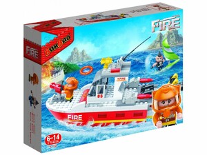 Ігри та іграшки: Конструктор «Пожежники: пожежний катер», 295 ел. Banbao