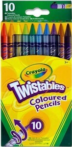 Товари для малювання: Кольорові олівці, що викручуються (10 шт), Crayola