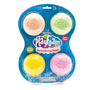 Лепка и пластилин: Набор шарикового пластилина Educational Insights Блестки 4 цвета