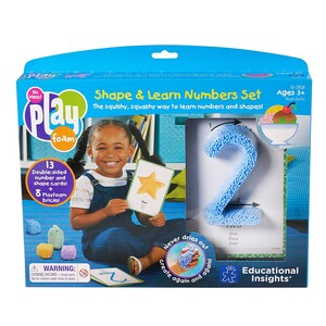 Набор шарикового пластилина Playfoam® с карточками "Числа" Educational Insights