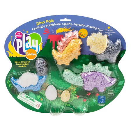 Ліплення та пластилін: Шариковый пластилин Playfoam® Динозавры, Educational Insights