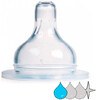 Силиконовая соска круглая для бутылочек с широким отверстием EasyStart, мини, Canpol babies