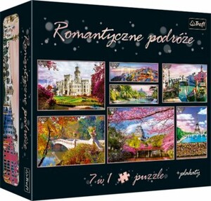 Мега набор из 7 пазлов «Романтическое путешествие», 300-500-600-1000 эл., Trefl