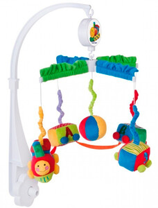 Розвивальні іграшки: Музичний плюшевий мобіль Поїзд, Canpol babies