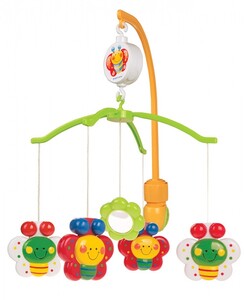 Развивающие игрушки: Музыкальный мобиль Бабочки с зеркальцем, Canpol babies
