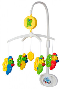 Розвивальні іграшки: Музыкальный пластиковый мобиль на кроватку Эльфы, Canpol babies