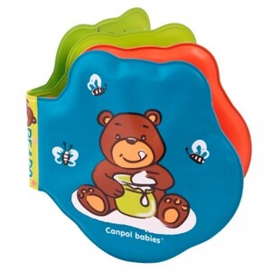 Іграшки для ванни: Іграшка-книжечка магічна (змінює колір) Ведмедик, Canpol babies