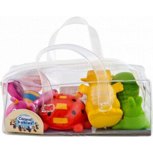 Игрушки для ванны: Игрушки для купания Зверьки 4 шт, Canpol babies