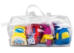Игры и игрушки: Игрушки для купания Авто 4 шт, Canpol babies