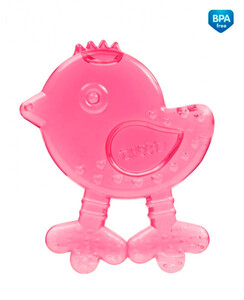 Розвивальні іграшки: Прорізувач для зубів Птах (рожевий), Canpol babies
