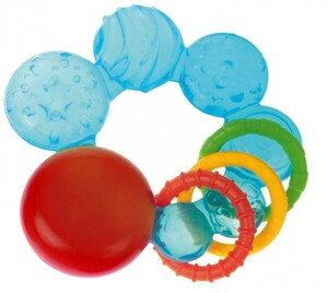 Погремушки и прорезыватели: Прорезыватель для зубов Пузырьки (синий), Canpol babies