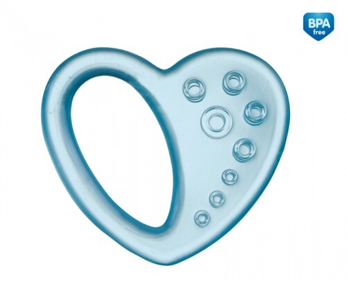 Погремушки и прорезыватели: Прорезыватель для зубов Сердце голубое, Canpol babies