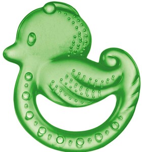 Брязкальця і прорізувачі: Прорізувач для зубів Качка (зелений), Canpol babies
