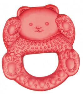 Погремушки и прорезыватели: Прорезыватель для зубов Медвежонок красный Canpol babies