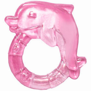 Ігри та іграшки: Прорізувач для зубів Дельфін (рожевий), Canpol babies
