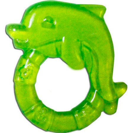 Погремушки и прорезыватели: Прорезыватель для зубов Дельфин, зеленый, Canpol babies