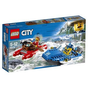 Наборы LEGO: Конструктор LEGO Погоня по горной реке City Police