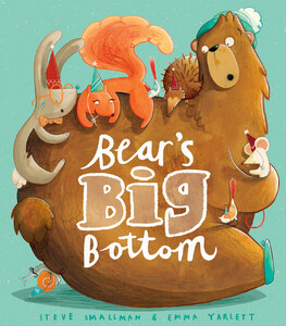 Книги про животных: Bears Big Bottom - Твёрдая обложка