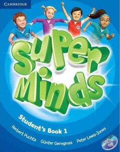 Книги для дітей: Super Minds 1 Student's Book with DVD-ROM including Lessons Plus for Ukraine