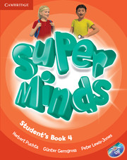 Книги для дітей: Super Minds 4 Student's Book with DVD-ROM including Lessons Plus for Ukraine
