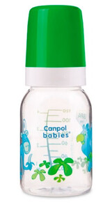 Бутылочка BPA-Free Африка, 120 мл, зеленая, Canpol babies