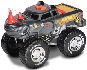 Машинка Wheelie Monsters "Ревущий носорог" с эффектами, Road Rippers