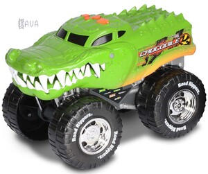 Машинки: Машинка Wheelie Monsters "Крокодил" с эффектами, Road Rippers