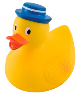 Ігри та іграшки: Качка в синьому капелюсі, іграшка для купання, Canpol babies
