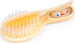 Щетка для волос Zoo с расческой (желтая), Canpol babies. дополнительное фото 1.