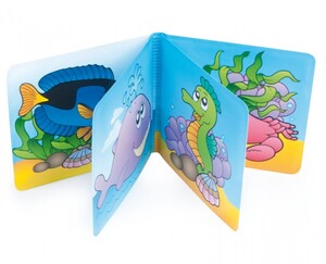 Розвивальні іграшки: Игрушка-книжка пищалка Цветной океан, Canpol babies
