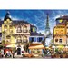 Пазл дерев'яний «Французька вулиця, фігурні деталі», 1000 ел., Trefl дополнительное фото 1.