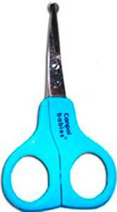 Маникюрные наборы и расчёски: Безопасные маникюрные ножницы для младенцев, голубые, Canpol babies